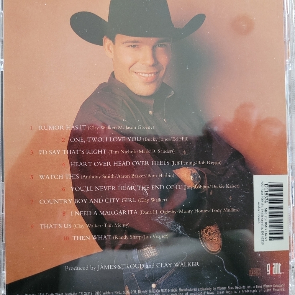 CD CLAY WALKER-Rumour has it - Picture 2 of 2